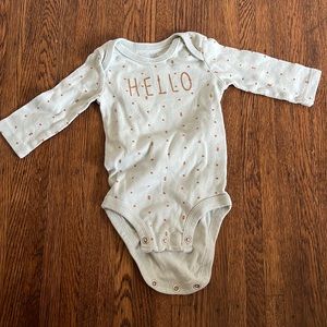 Spotted Long sleeve onesie